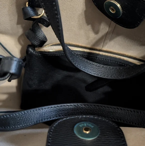 Polene Cyme Mini Textured Black - Picture 12 of 16